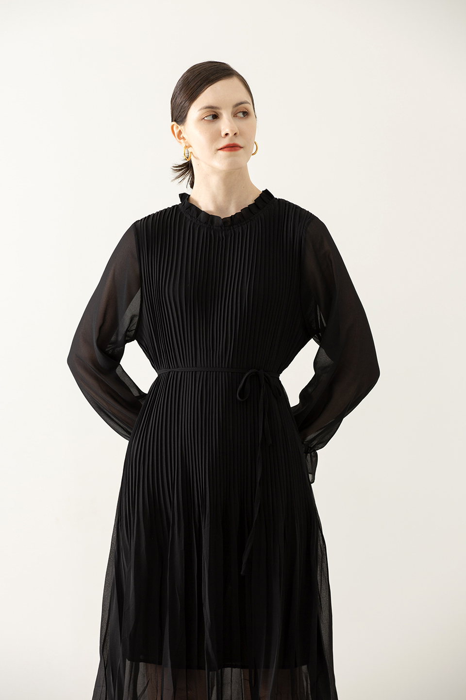 PHY-A0116 BLACK DUCHESS SKIRT main image 0